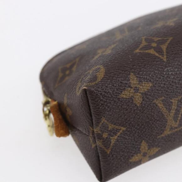 LOUIS VUITTON Monogram Pochette Cosmetic PM Cosmetic Pouch M47515 LV Auth BA7939 - Picture 14 of 16